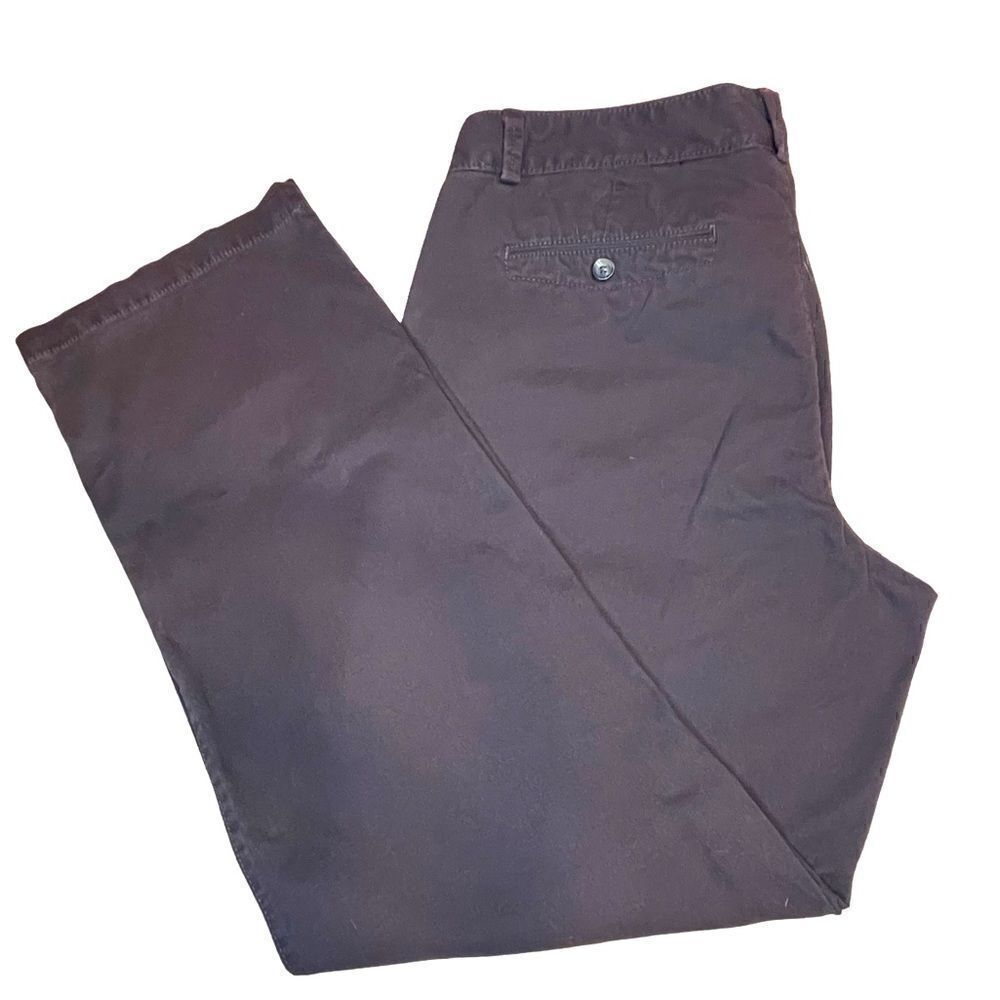 Brown Dockers straight leg canvas pants - size 14